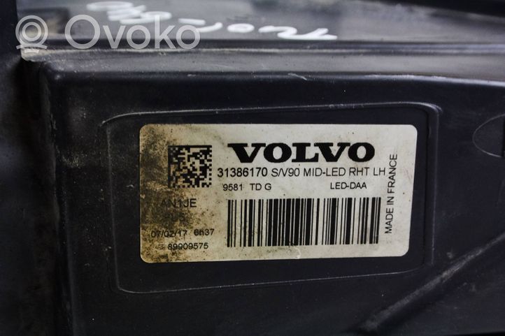 Volvo S90, V90 Lampa przednia 31386170