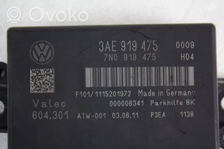 Volkswagen PASSAT B6 Sterownik / Moduł parkowania PDC 7N0919475