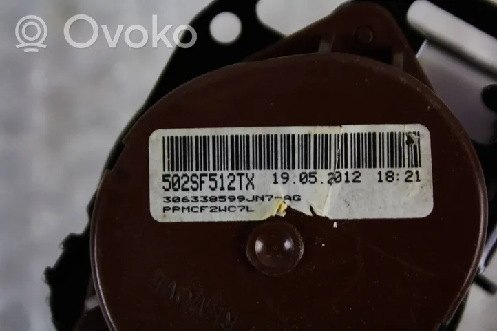 Nissan Qashqai+2 Pas bezpieczeństwa fotela przedniego 306338599jn7