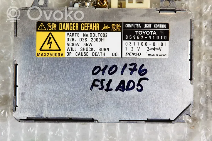 Toyota Avensis T250 Xenon valdymo blokas 8596741010