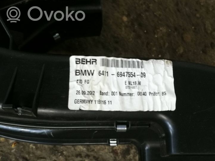 BMW X5 E70 Scatola climatizzatore riscaldamento abitacolo assemblata 6947554