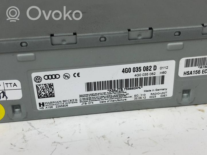 Audi A6 C7 Unité / module navigation GPS 4G0035082D