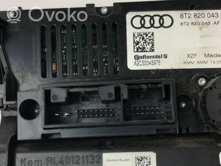 Audi A4 S4 B8 8K Panel klimatyzacji 8T2820043AF