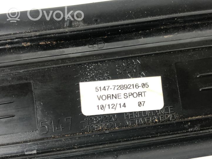 BMW 3 GT F34 Priekinio slenksčio apdaila (vidinė) 7289216