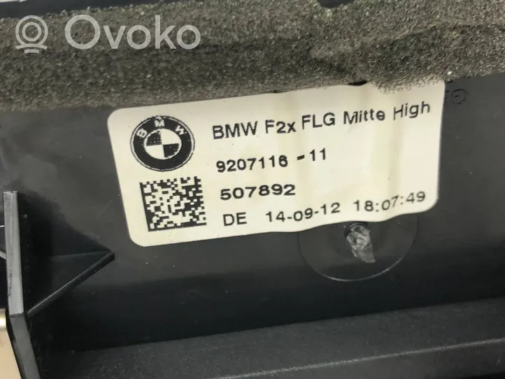 BMW 1 F20 F21 Dysze / Kratki środkowego nawiewu deski rozdzielczej 9207118