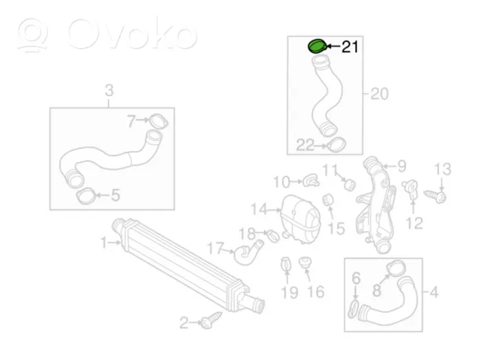 Audi A5 Kita variklio skyriaus detalė N10544401