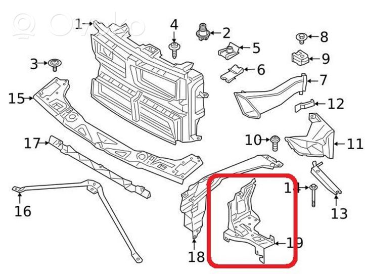 BMW X1 F48 F49 Ajovalon kannake 51647342501