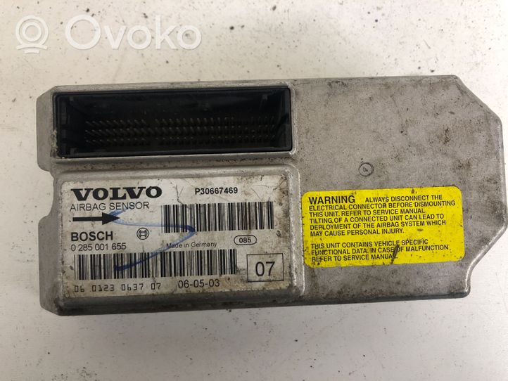 Volvo S60 Module de contrôle airbag P30667469
