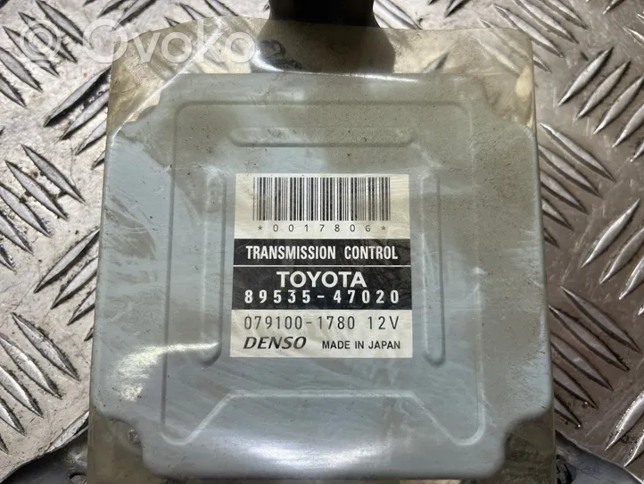 Toyota Prius (NHW20) Module de contrôle de boîte de vitesses ECU 8953547020