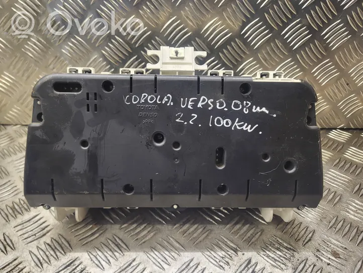 Toyota Corolla Verso E121 Tachimetro (quadro strumenti) MB2574403800