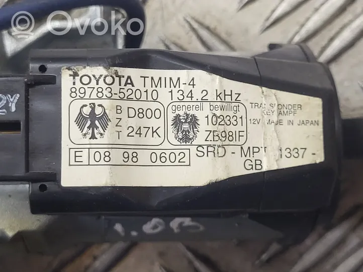 Toyota Yaris Verrouillage de commutateur d'allumage 8978352010