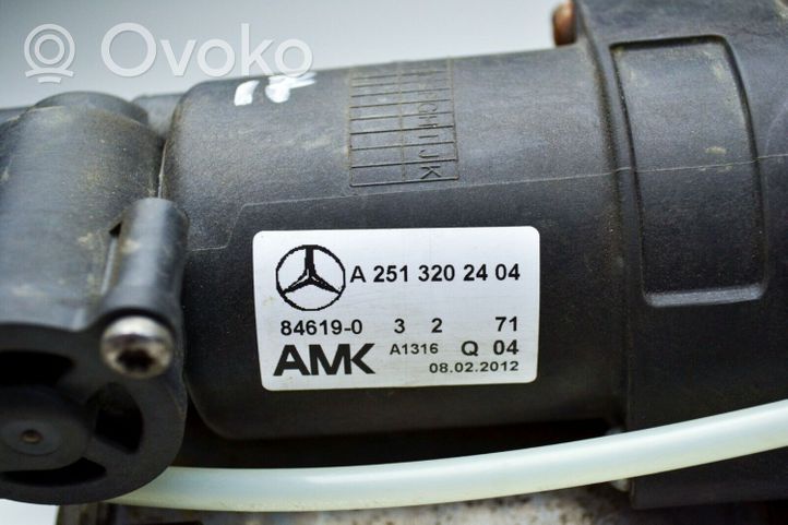 Mercedes-Benz R W251 Ilmajousituksen kompressoripumppu A2513202404