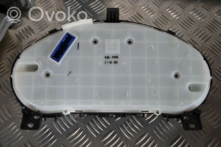 Opel Astra J Spidometrs (instrumentu panelī) 13355676