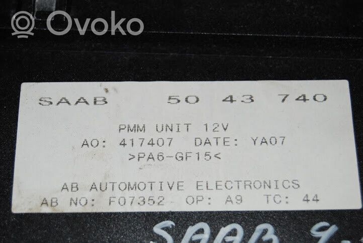 Saab 9-5 Moduł / Sterownik lusterek bocznych 5043740