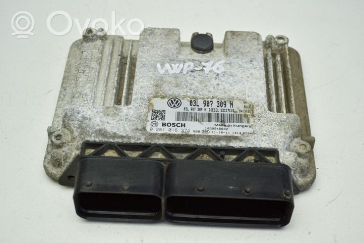 Volkswagen PASSAT B7 Sterownik / Moduł ECU 03L907309N