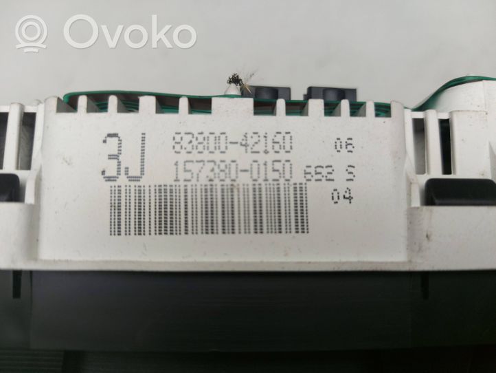 Toyota RAV 4 (XA10) Tachimetro (quadro strumenti) 8380042160