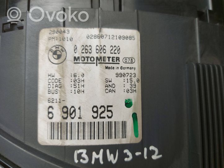 BMW 3 E46 Nopeusmittari (mittaristo) 6901925