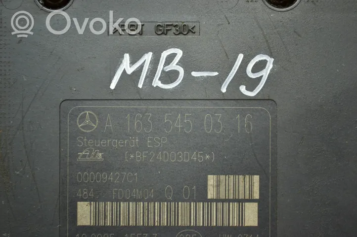 Mercedes-Benz ML W163 Pompa ABS A1635450316