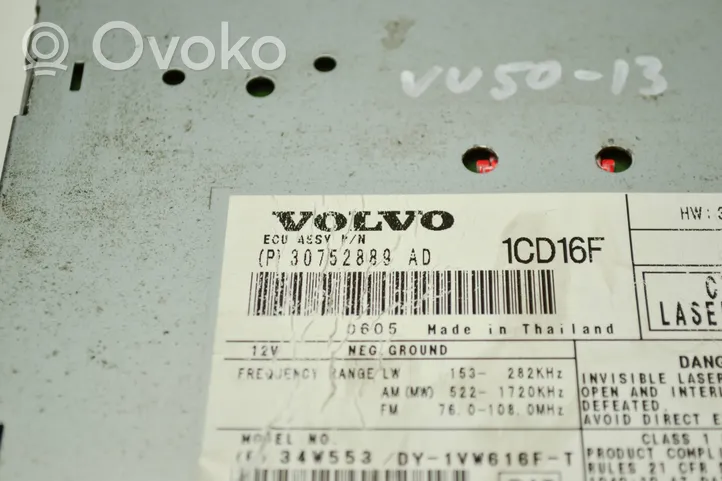 Volvo V50 Panel / Radioodtwarzacz CD/DVD/GPS 30752889AD