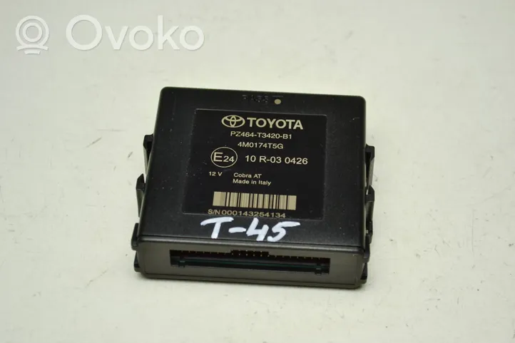 Toyota Avensis T270 Centralina/modulo sensori di parcheggio PDC PZ464T3420B1