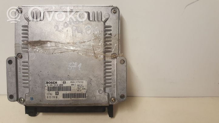 Peugeot 406 Calculateur moteur ECU 9635157080