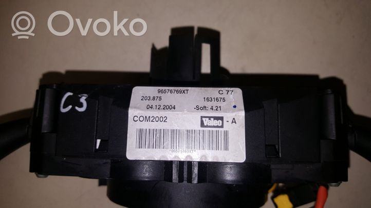 Citroen C3 Manetka / Przełącznik kierunkowskazów wycieraczek 96576769XT