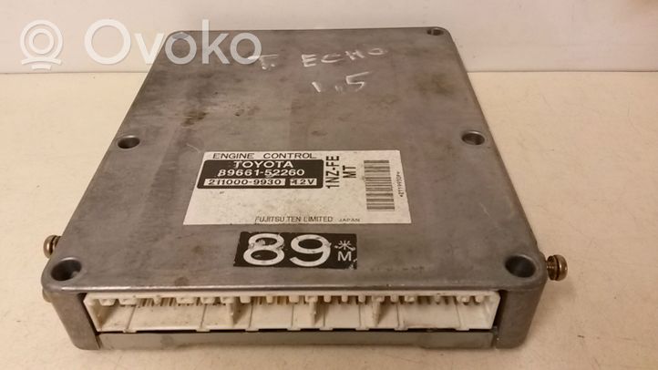 Toyota Echo Sterownik / Moduł ECU 8966152260