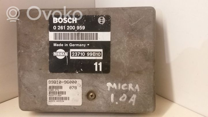 Nissan Micra Sterownik / Moduł ECU 0261200959