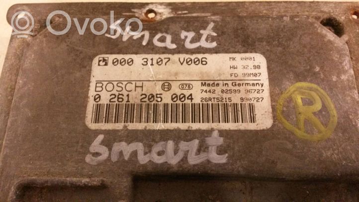 Smart ForTwo I Sterownik / Moduł ECU 0003107V006