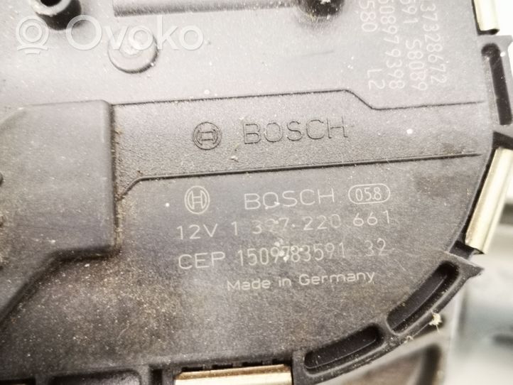 Porsche 911 991 Mechanizm i silniczek wycieraczek szyby przedniej / czołowej 99162410604