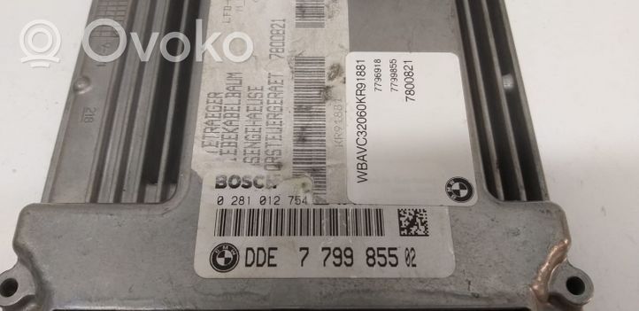 BMW 3 E90 E91 Calculateur moteur ECU 0281012754