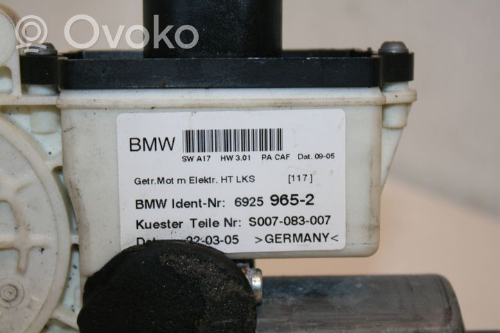 BMW X3 E83 Moteur de lève-vitre de porte arrière 69259652