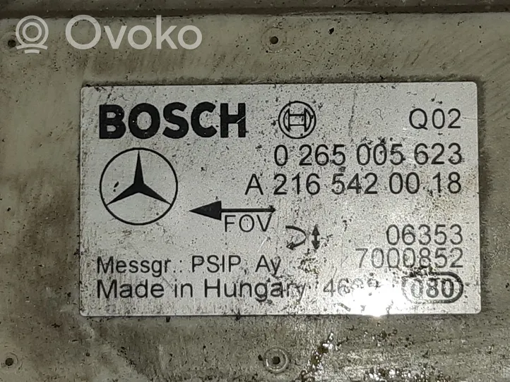 Mercedes-Benz B W245 ESP (stabilumo sistemos) valdymo blokas A2165420018