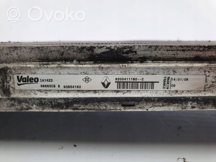Opel Vivaro Refroidisseur intermédiaire 8200411160