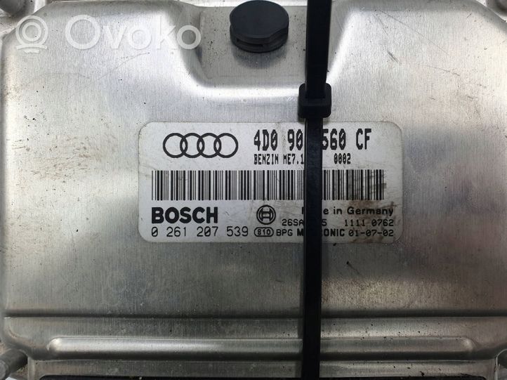 Audi A8 S8 D2 4D Unité de commande, module ECU de moteur 4D0906560CF