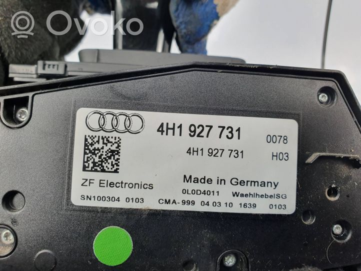 Audi A8 S8 D4 4H Drążek zmiany biegów 4H1927731