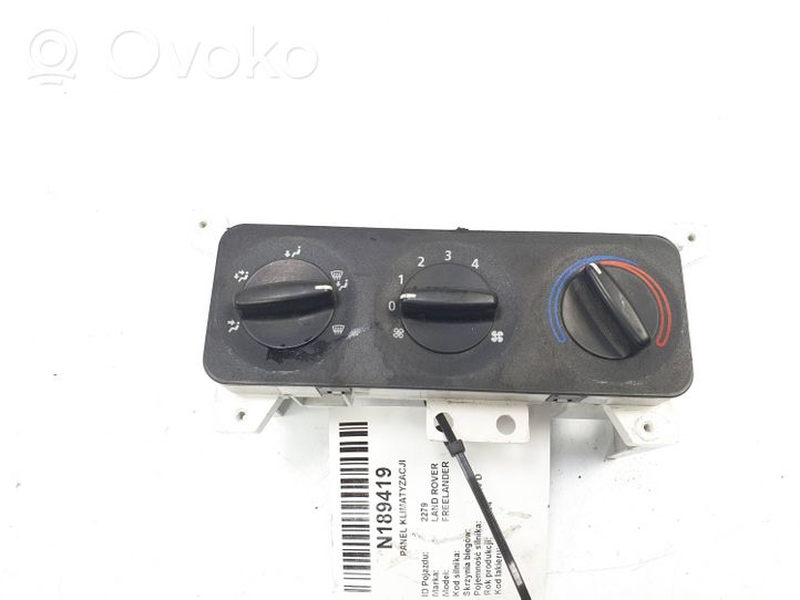 Land Rover Freelander Console centrale, commande chauffage/clim N100984H