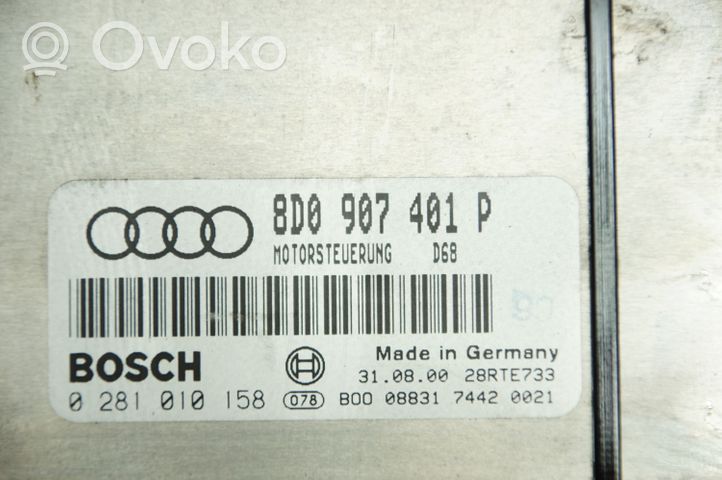 Audi A4 S4 B5 8D Komputer / Sterownik ECU silnika 8D0907401P