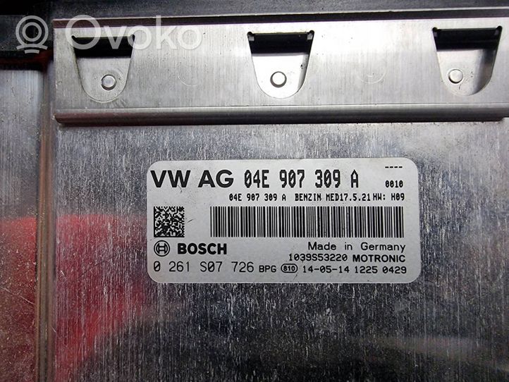 Volkswagen Golf VII Komputer / Sterownik ECU silnika 04E907309A