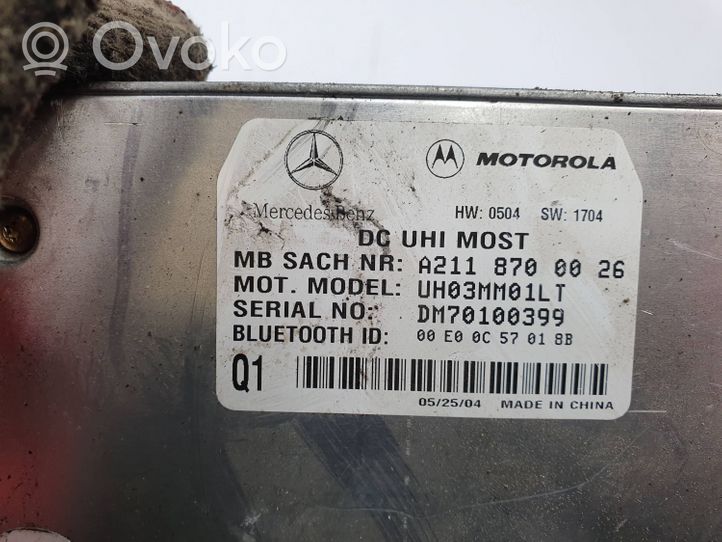 Mercedes-Benz S W220 Centralina/modulo bluetooth 