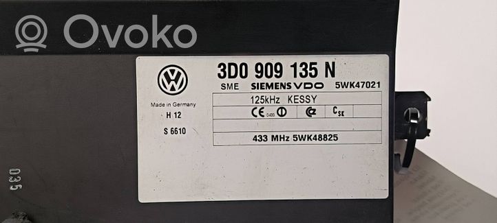 Volkswagen Phaeton Muut ohjainlaitteet/moduulit 3D0909135N