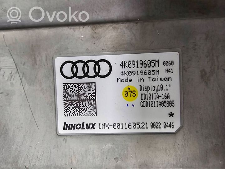 Audi A6 Allroad C8 Monitor / wyświetlacz / ekran 4K0919605M