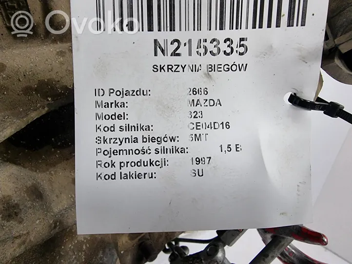 Mazda 323 Manualna 5-biegowa skrzynia biegów 5MT