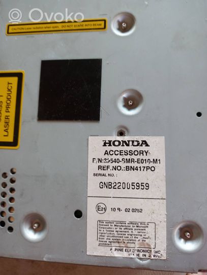 Honda Civic Zmieniarka płyt CD/DVD 39540-smr-e010-m1