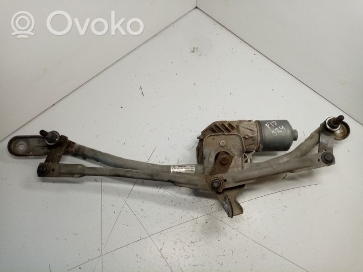 BMW 5 F10 F11 Tiranti e motorino del tergicristallo anteriore 7306266