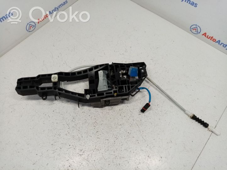 BMW 3 F30 F35 F31 Support extérieur, poignée de porte arrière 51227332267