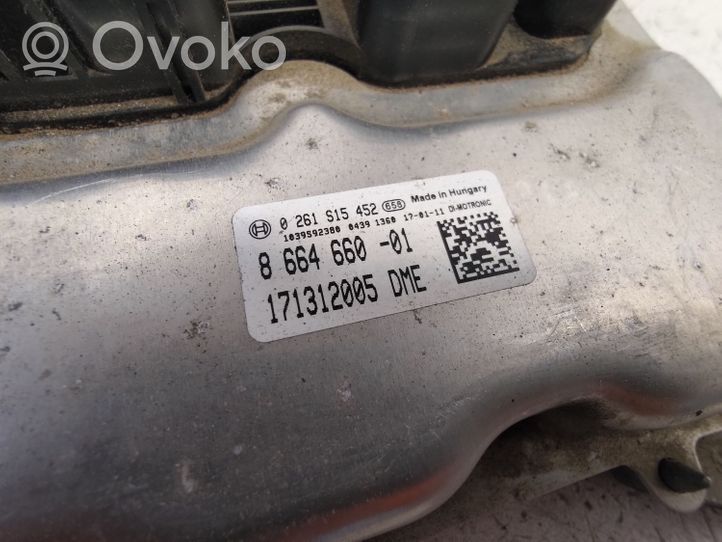 BMW X3 F25 Juego de cerradura y set ECU del motor 8664660