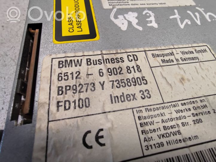 BMW 5 E39 Unité principale radio / CD / DVD / GPS 65126902818