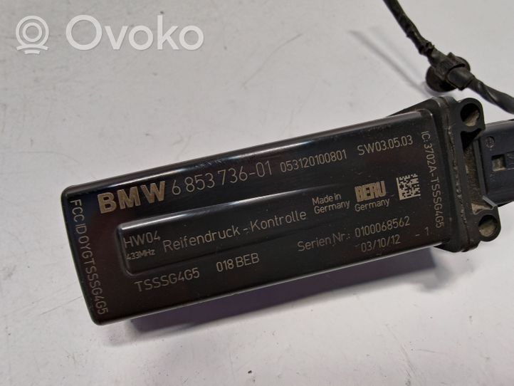 BMW 3 F30 F35 F31 Rengaspaineen valvontayksikkö 6853736