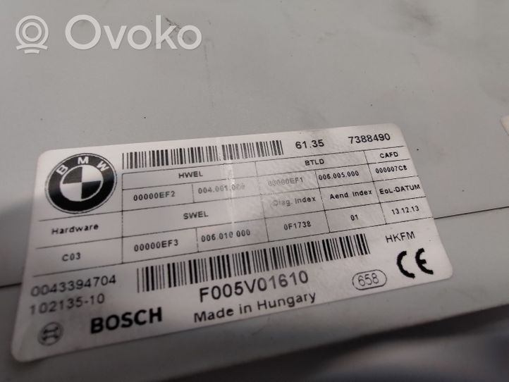 BMW 3 F30 F35 F31 Takaluukun/tavaratilan ohjainlaite/moduuli 61357388490